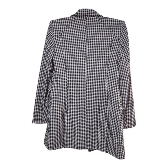 Women's Maeve Longline Check Blazer Size XS - Picture 3 of 12
